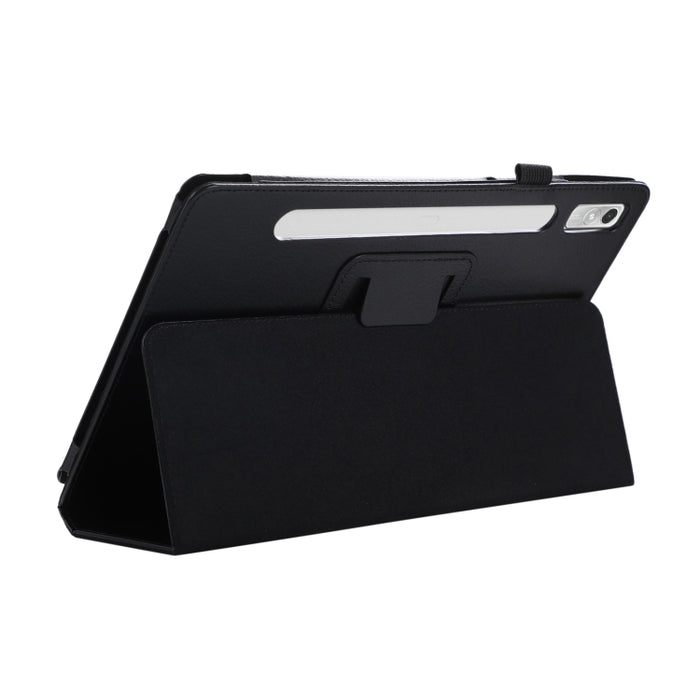 Estuche para tableta de cuero con textura Litchi con soporte, For Lenovo Tab P11 Pro Gen 2, For Xiaomi Pad 5 Pro 12.4