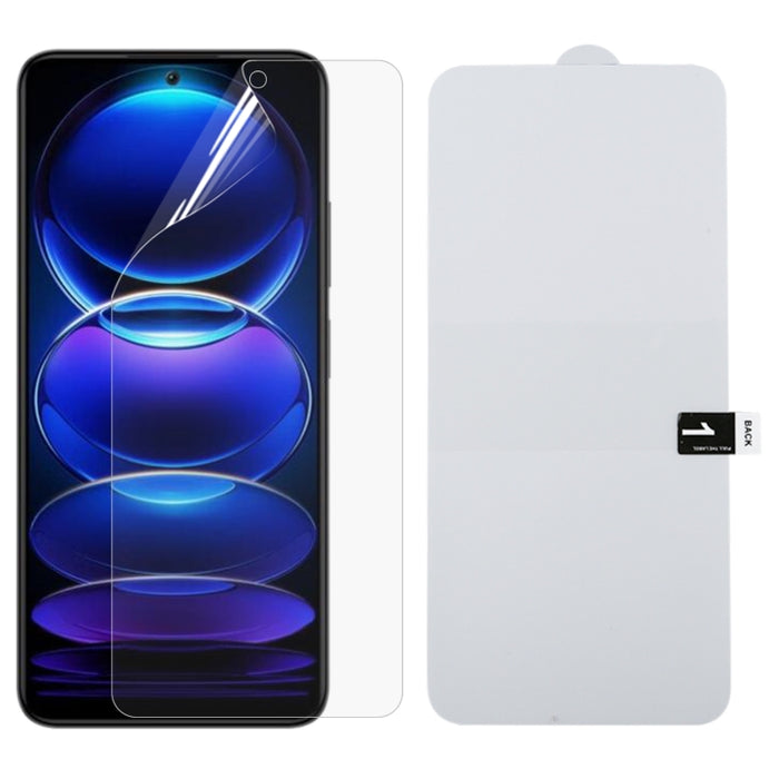 Protector de pantalla completa Película de hidrogel a prueba de explosiones, For Xiaomi Redmi Note 12 China / Note 12 Global (1 PC), For Xiaomi Redmi Note 12 Pro / 12 Pro+ / 12 Explorer (1 PC)