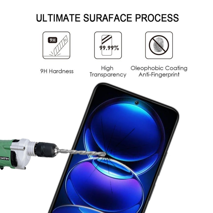 Pegamento completo Protector de pantalla de cubierta completa Película de vidrio templado, For Xiaomi Redmi Note 12 China (1 PC), For Xiaomi Redmi Note 12 Pro / 12 Pro+ / 12 Explorer / Note 12 Pro Speed (1 PC)