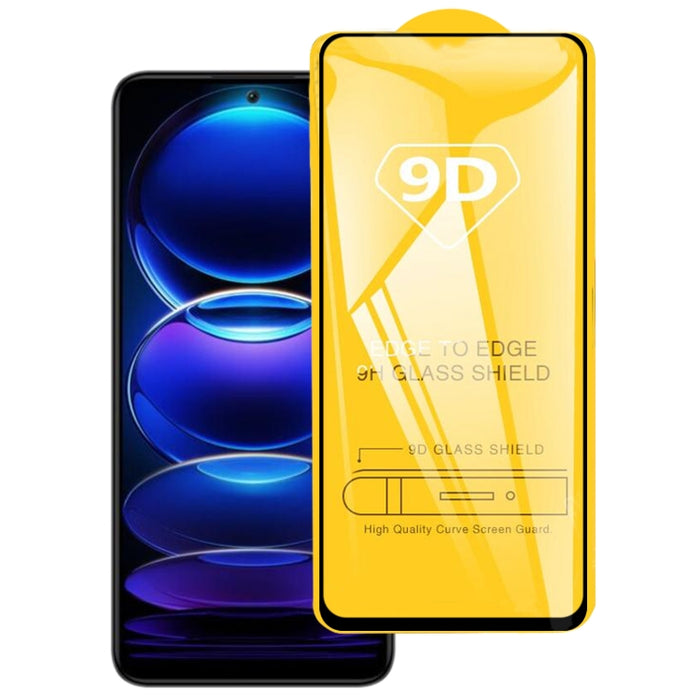 Película de vidrio templado de pantalla completa con pegamento completo 9D, For Xiaomi Redmi Note 12 China / Note 12 Global (1 PC), For Xiaomi Redmi Note 12 Pro / 12 Pro+ / 12 Explorer / Note 12 Pro Speed (1 PC)