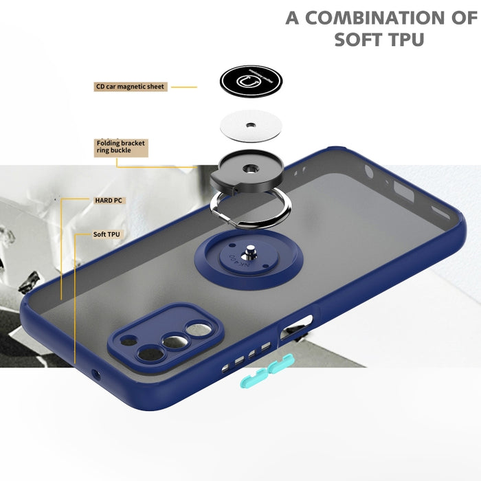 Funda para teléfono Q Shadow 1 Series TPU + PC con soporte para anillo, For Nokia G400 5G, For Huawei nova 10, For Xiaomi 12T/12T Pro/Redmi K50 Ultra, For Xiaomi Redmi A1, For TCL ION z