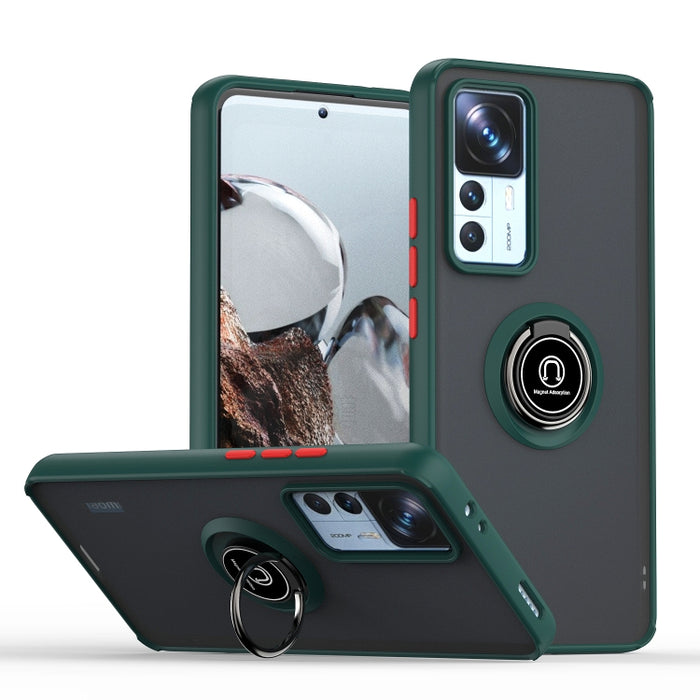 Funda para teléfono Q Shadow 1 Series TPU + PC con soporte para anillo, For Nokia G400 5G, For Huawei nova 10, For Xiaomi 12T/12T Pro/Redmi K50 Ultra, For Xiaomi Redmi A1, For TCL ION z