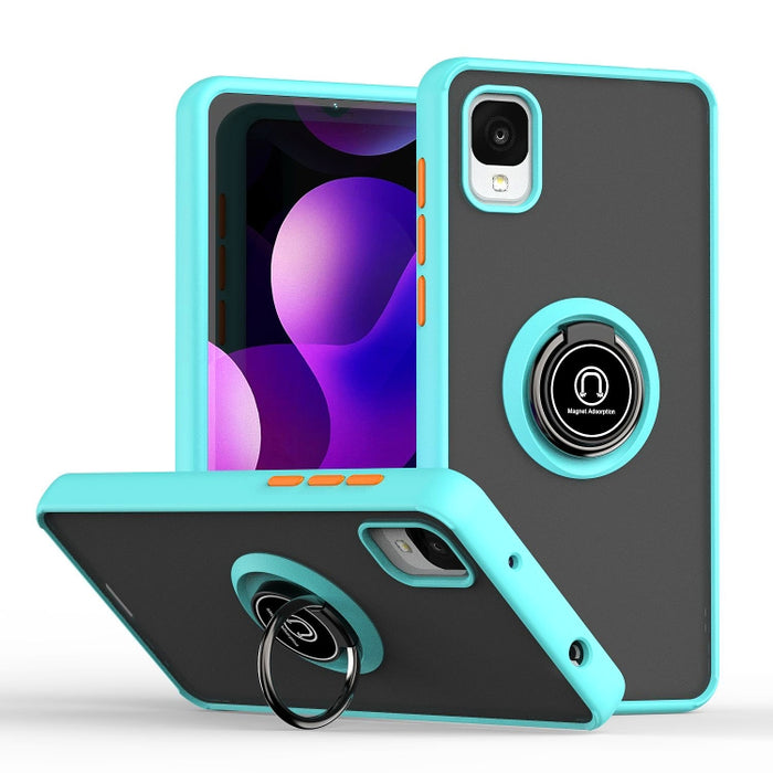 Funda para teléfono Q Shadow 1 Series TPU + PC con soporte para anillo, For Nokia G400 5G, For Huawei nova 10, For Xiaomi 12T/12T Pro/Redmi K50 Ultra, For Xiaomi Redmi A1, For TCL ION z