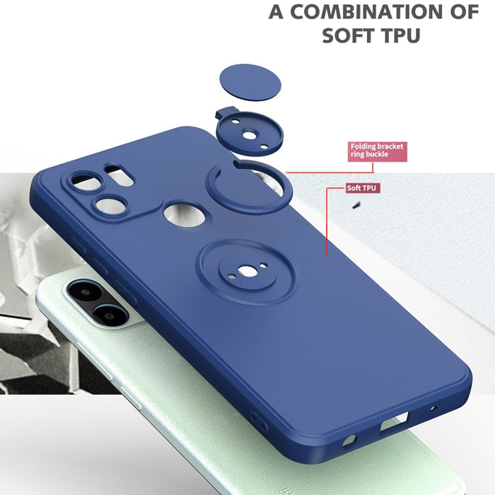 Funda de teléfono de silicona TPU con soporte de anillo, For Xiaomi Redmi A1, For Samsung Galaxy S23 ultra 5G