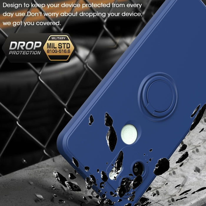 Funda de teléfono de silicona TPU con soporte de anillo, For Xiaomi Redmi A1, For Samsung Galaxy S23 ultra 5G