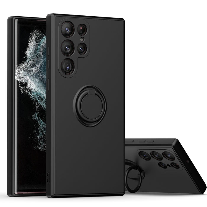 Funda de teléfono de silicona TPU con soporte de anillo, For Xiaomi Redmi A1, For Samsung Galaxy S23 ultra 5G