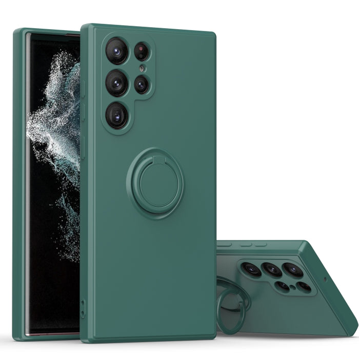 Funda de teléfono de silicona TPU con soporte de anillo, For Xiaomi Redmi A1, For Samsung Galaxy S23 ultra 5G