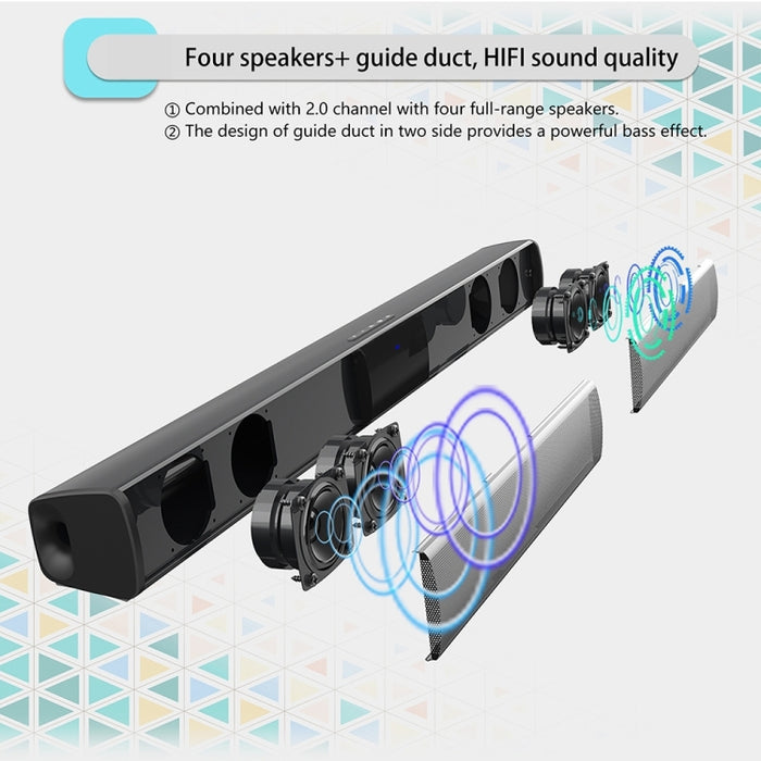 Altavoz Bluetooth con luz de atmósfera colorida BS-28E RGB