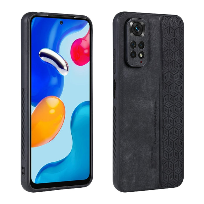 Estuche para teléfono con sensación de piel en relieve AZNS 3D, For Xiaomi Redmi Note 11S/Note 11 Global