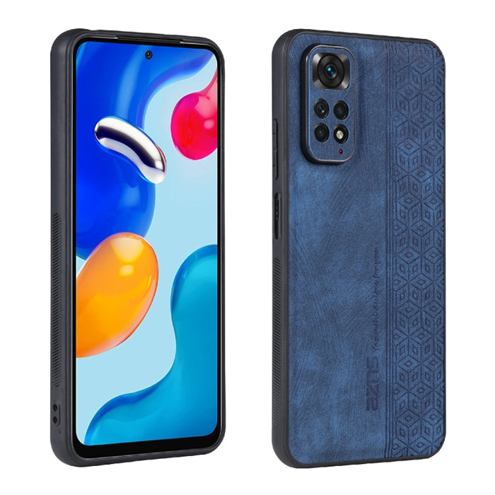 Estuche para teléfono con sensación de piel en relieve AZNS 3D, For Xiaomi Redmi Note 11S/Note 11 Global