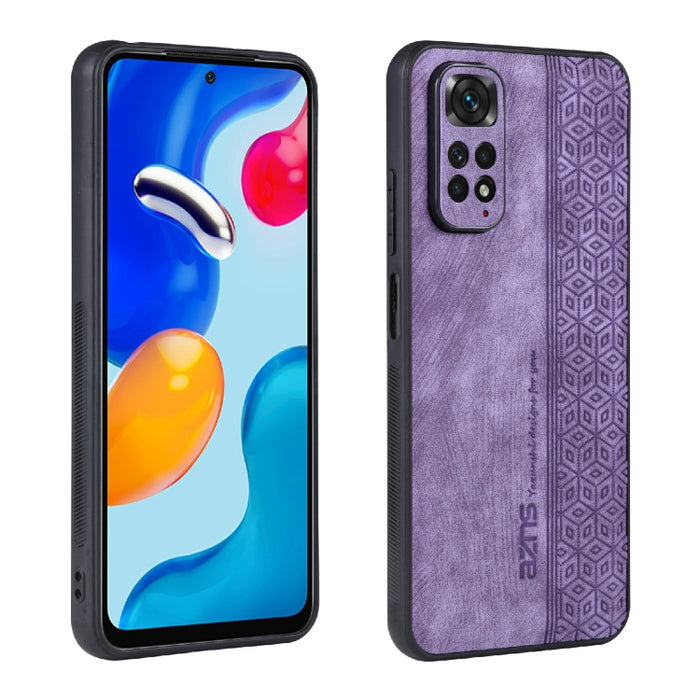 Estuche para teléfono con sensación de piel en relieve AZNS 3D, For Xiaomi Redmi Note 11S/Note 11 Global