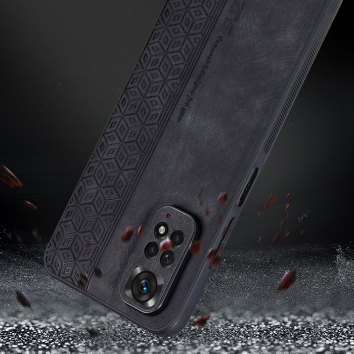 Estuche para teléfono con sensación de piel en relieve AZNS 3D, For Xiaomi Redmi Note 11S/Note 11 Global
