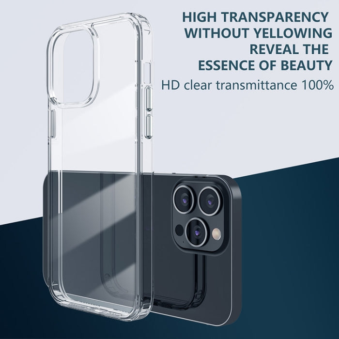 Caja de teléfono TPU de acrílico transparente alto