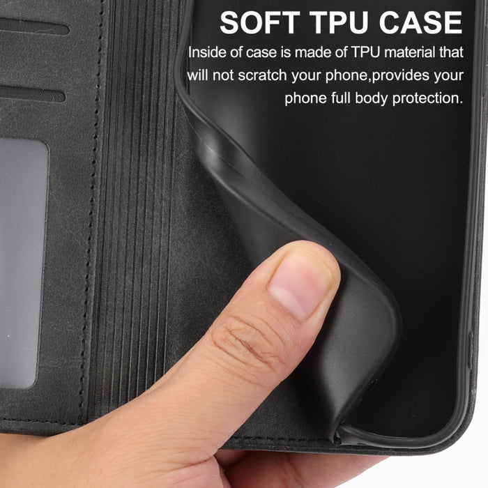 Caja de teléfono de cuero con cierre magnético y textura de becerro de rejilla cúbica, For Xiaomi Redmi Note 10 4G/Note 10S 4G/Poco M5s 4G/Redmi Note 11SE India, For Xiaomi Redmi Note 10 4G/Note 10S 4G, For Xiaomi Redmi Note 10 Pro                     ...