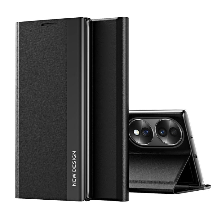 Caja de teléfono de cuero magnético galvanizado lateral, For OPPO Reno8, For Honor 70, For Xiaomi 12T / 12T Pro / Redmi K50 Ultra