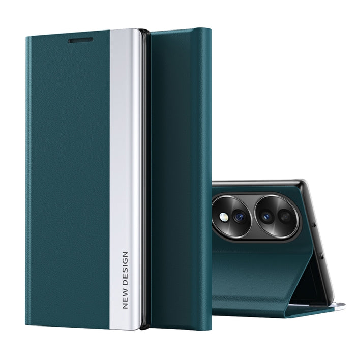 Caja de teléfono de cuero magnético galvanizado lateral, For OPPO Reno8, For Honor 70, For Xiaomi 12T / 12T Pro / Redmi K50 Ultra
