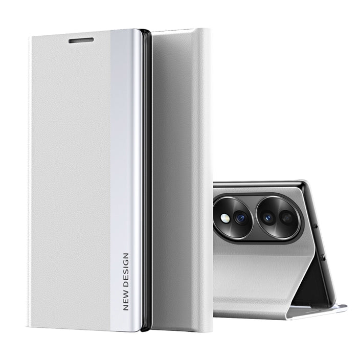 Caja de teléfono de cuero magnético galvanizado lateral, For OPPO Reno8, For Honor 70, For Xiaomi 12T / 12T Pro / Redmi K50 Ultra