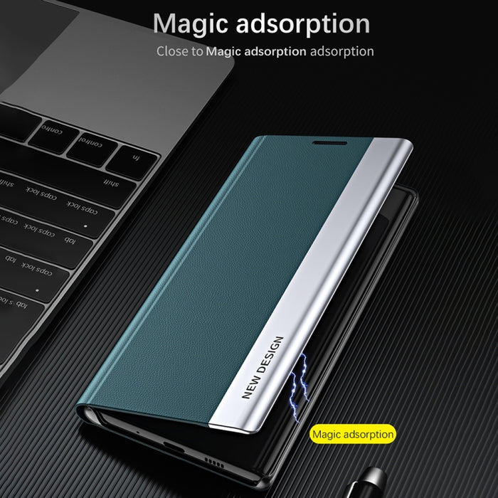 Caja de teléfono de cuero magnético galvanizado lateral, For OPPO Reno8, For Honor 70, For Xiaomi 12T / 12T Pro / Redmi K50 Ultra