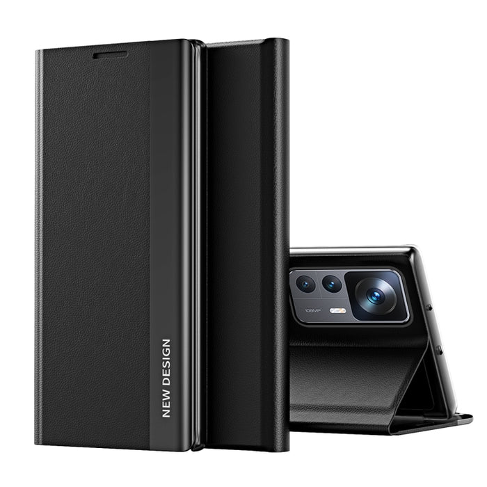 Caja de teléfono de cuero magnético galvanizado lateral, For OPPO Reno8, For Honor 70, For Xiaomi 12T / 12T Pro / Redmi K50 Ultra