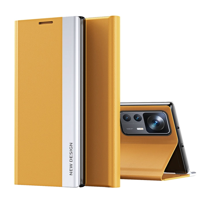 Caja de teléfono de cuero magnético galvanizado lateral, For OPPO Reno8, For Honor 70, For Xiaomi 12T / 12T Pro / Redmi K50 Ultra