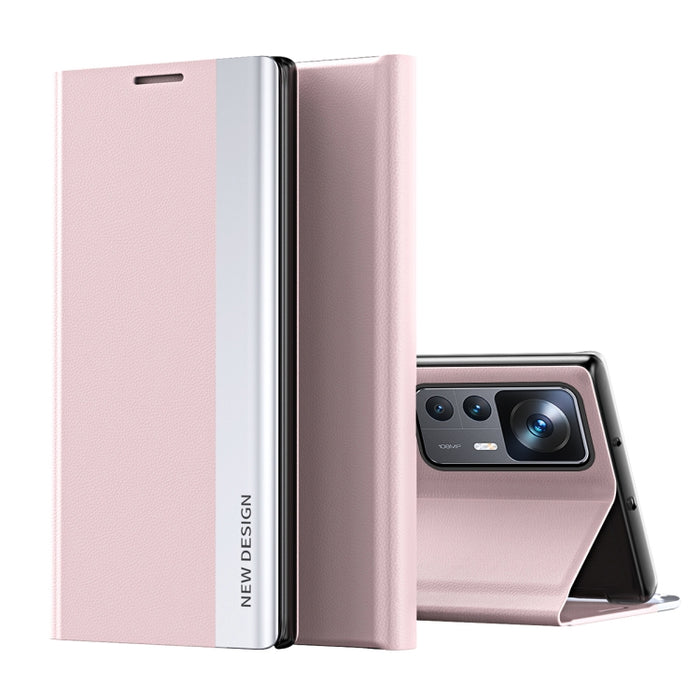 Caja de teléfono de cuero magnético galvanizado lateral, For OPPO Reno8, For Honor 70, For Xiaomi 12T / 12T Pro / Redmi K50 Ultra