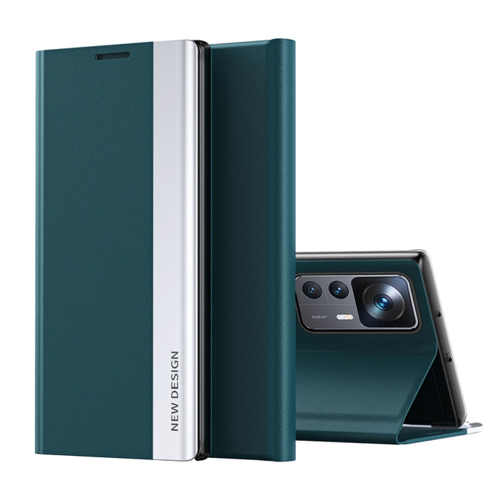 Caja de teléfono de cuero magnético galvanizado lateral, For OPPO Reno8, For Honor 70, For Xiaomi 12T / 12T Pro / Redmi K50 Ultra
