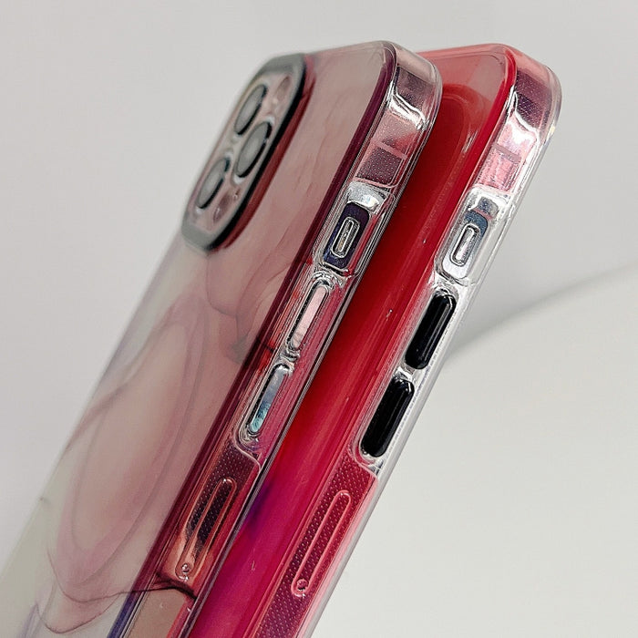 Estuche para teléfono Magsafe laminado de doble cara de mármol