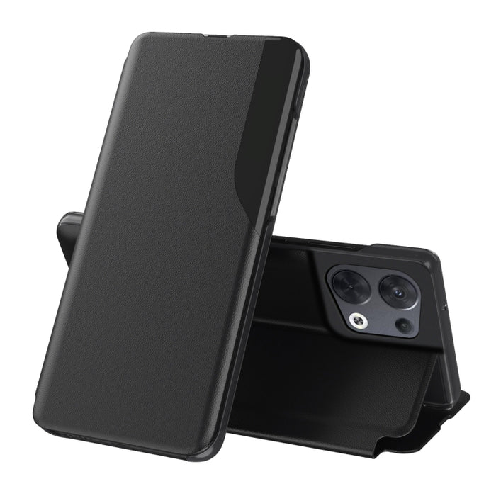 Estuche para teléfono con tapa de cuero con pantalla lateral, For OPPO Reno8, For Honor 70, For Xiaomi Redmi A1, For Xiaomi 12T / 12T Pro / Redmi K50 Ultra