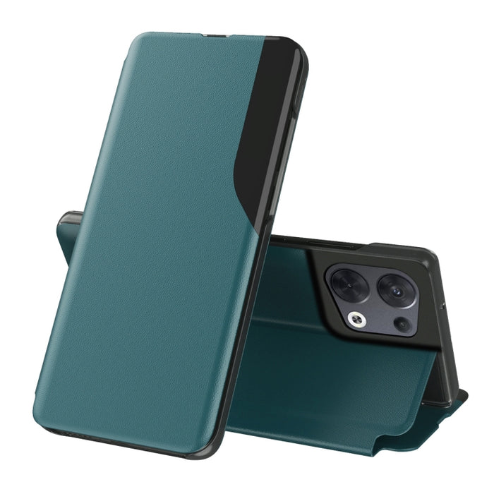 Estuche para teléfono con tapa de cuero con pantalla lateral, For OPPO Reno8, For Honor 70, For Xiaomi Redmi A1, For Xiaomi 12T / 12T Pro / Redmi K50 Ultra