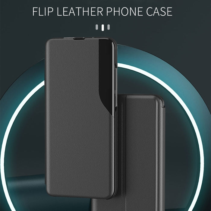 Estuche para teléfono con tapa de cuero con pantalla lateral, For OPPO Reno8, For Honor 70, For Xiaomi Redmi A1, For Xiaomi 12T / 12T Pro / Redmi K50 Ultra