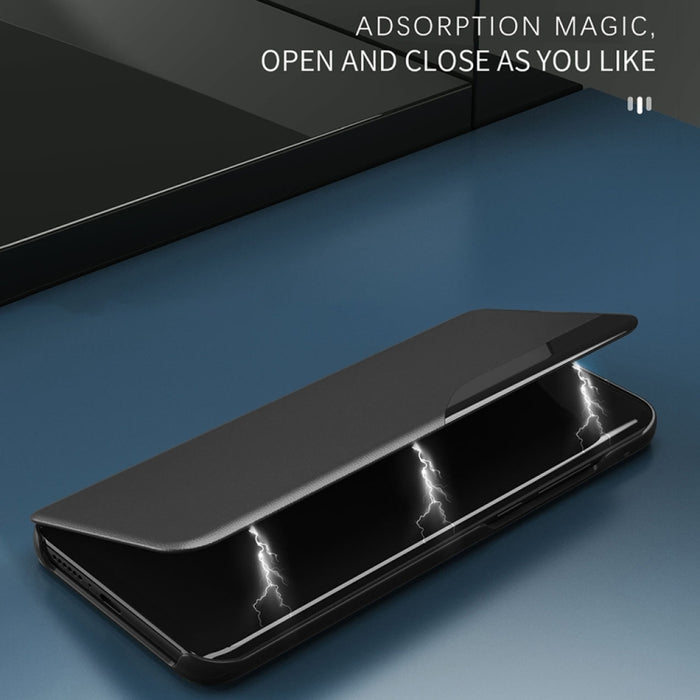 Estuche para teléfono con tapa de cuero con pantalla lateral, For OPPO Reno8, For Honor 70, For Xiaomi Redmi A1, For Xiaomi 12T / 12T Pro / Redmi K50 Ultra