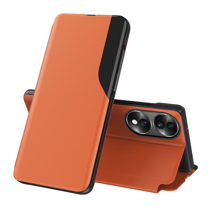 Estuche para teléfono con tapa de cuero con pantalla lateral, For OPPO Reno8, For Honor 70, For Xiaomi Redmi A1, For Xiaomi 12T / 12T Pro / Redmi K50 Ultra