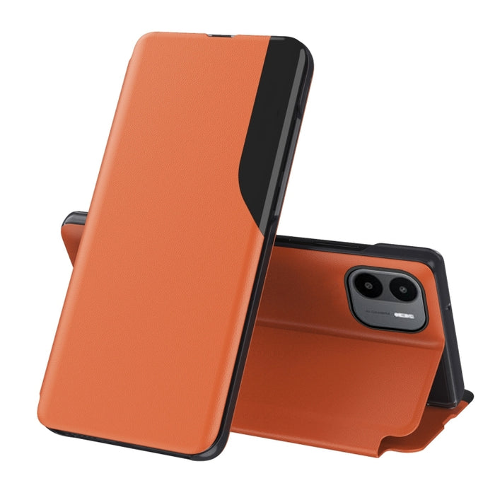 Estuche para teléfono con tapa de cuero con pantalla lateral, For OPPO Reno8, For Honor 70, For Xiaomi Redmi A1, For Xiaomi 12T / 12T Pro / Redmi K50 Ultra