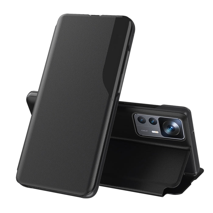 Estuche para teléfono con tapa de cuero con pantalla lateral, For OPPO Reno8, For Honor 70, For Xiaomi Redmi A1, For Xiaomi 12T / 12T Pro / Redmi K50 Ultra