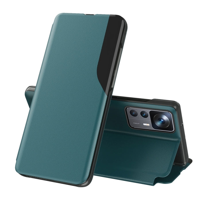 Estuche para teléfono con tapa de cuero con pantalla lateral, For OPPO Reno8, For Honor 70, For Xiaomi Redmi A1, For Xiaomi 12T / 12T Pro / Redmi K50 Ultra