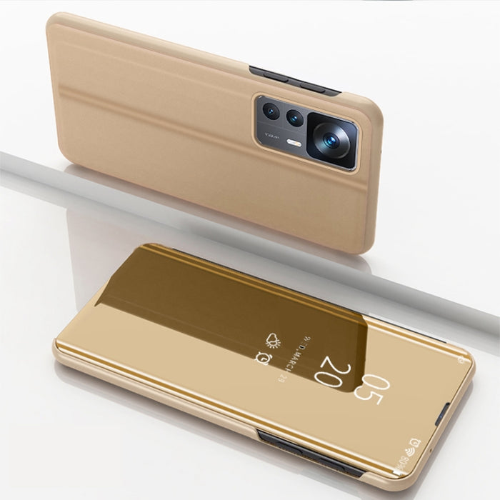 Estuche para teléfono de cuero con tapa horizontal con espejo plateado y soporte, For Honor 70, For Xiaomi Redmi A1, For Xiaomi 12T / 12T Pro / Redmi K50 Ultra