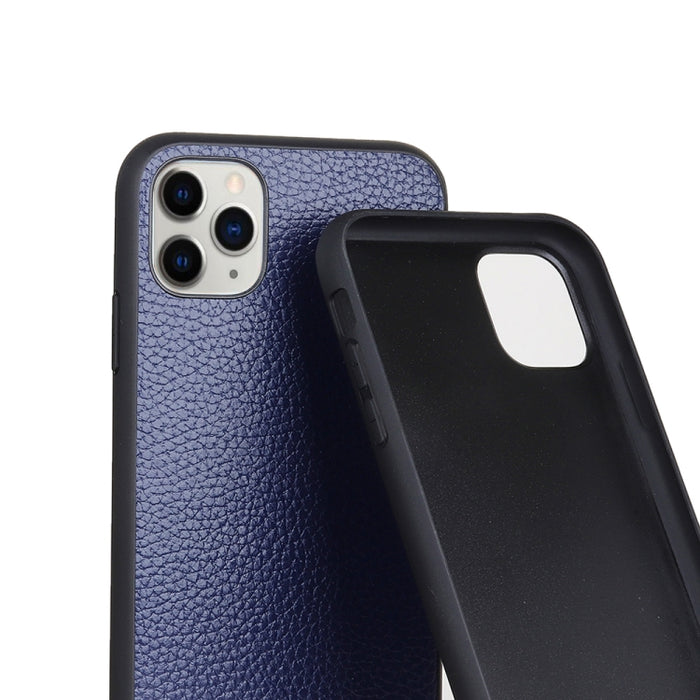 Estuche protector plegable de cuero genuino con textura de Litchi, For iPhone 11, For iPhone 11 Pro Max