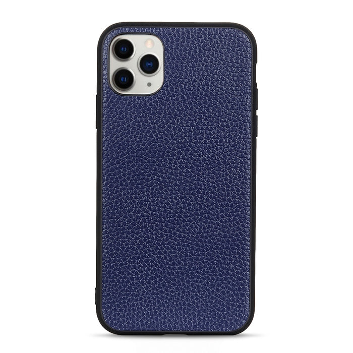 Estuche protector plegable de cuero genuino con textura de Litchi, For iPhone 11, For iPhone 11 Pro Max