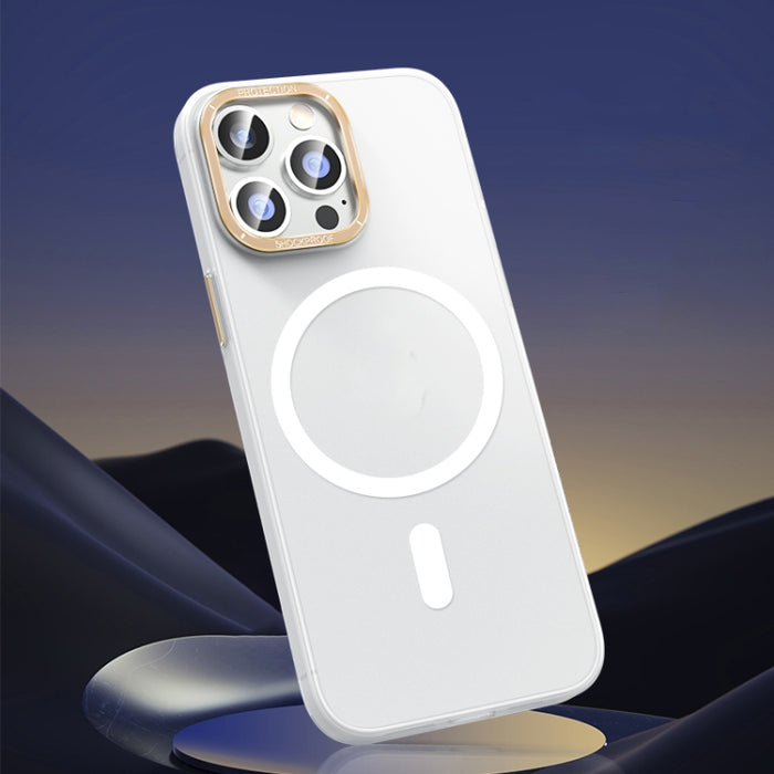 Estuche para teléfono Magsafe Magnetic Crystal Frosted Series