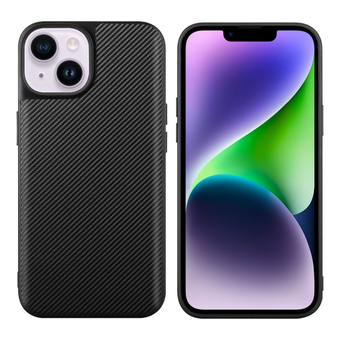 Funda para teléfono con textura de fibra de carbono Kevlar serie ViLi TC