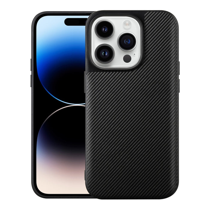 Funda para teléfono con textura de fibra de carbono Kevlar serie ViLi TC