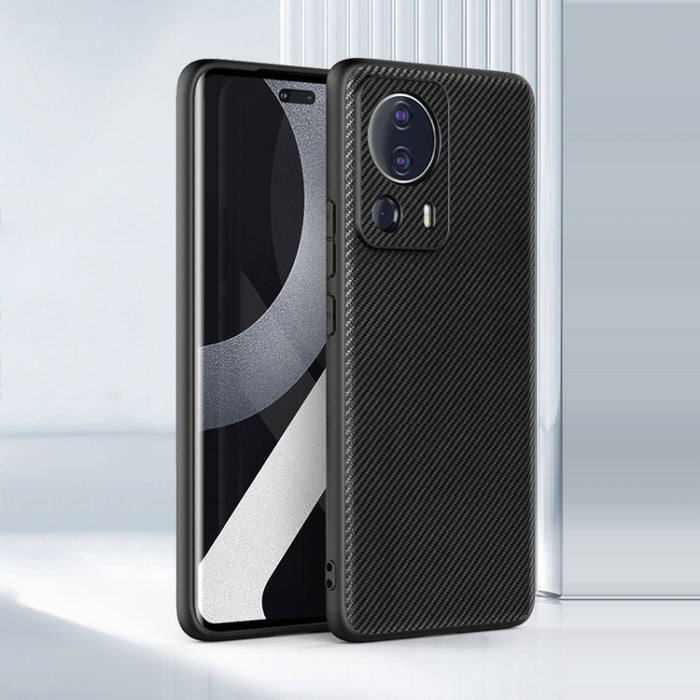 Funda para teléfono con textura de fibra de carbono Kevlar serie ViLi TC