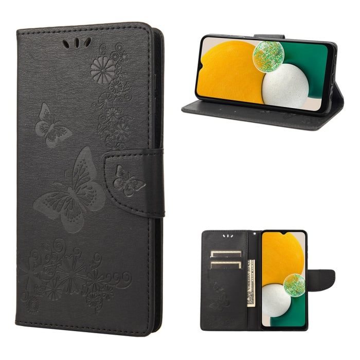 Estuche para teléfono de cuero con tapa horizontal en relieve de mariposa, For Samsung Galaxy A14 5G, For Xiaomi 12T / 12T Pro / Redmi K50 Ultra, For Google Pixel 7 5G, For Google Pixel 7 Pro 5G