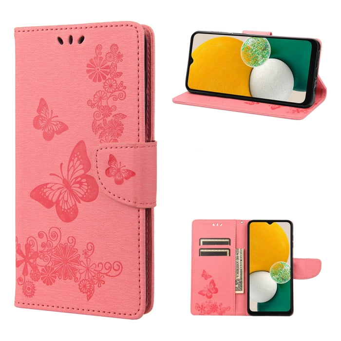 Estuche para teléfono de cuero con tapa horizontal en relieve de mariposa, For Samsung Galaxy A14 5G, For Xiaomi 12T / 12T Pro / Redmi K50 Ultra, For Google Pixel 7 5G, For Google Pixel 7 Pro 5G