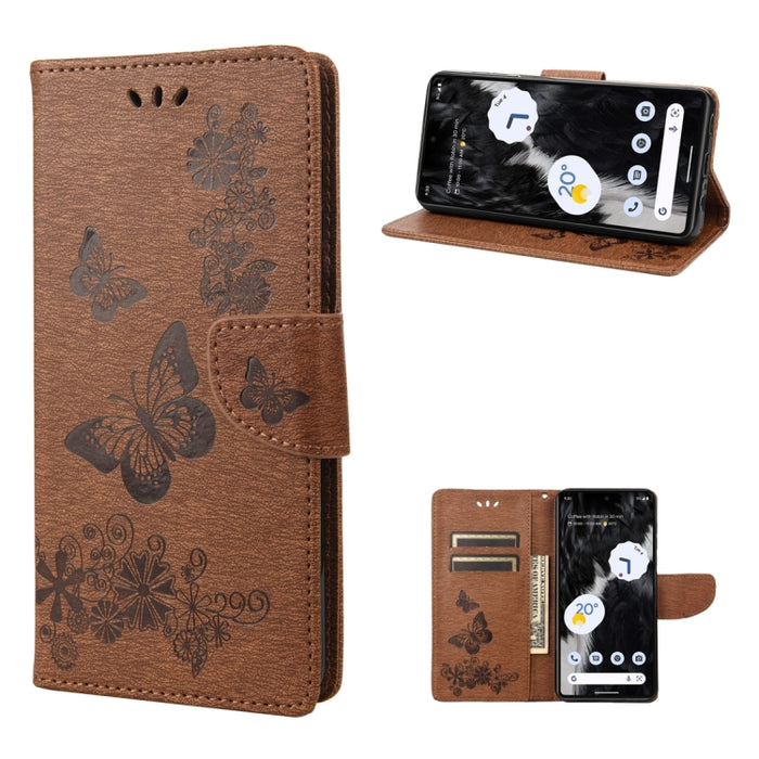 Estuche para teléfono de cuero con tapa horizontal en relieve de mariposa, For Samsung Galaxy A14 5G, For Xiaomi 12T / 12T Pro / Redmi K50 Ultra, For Google Pixel 7 5G, For Google Pixel 7 Pro 5G