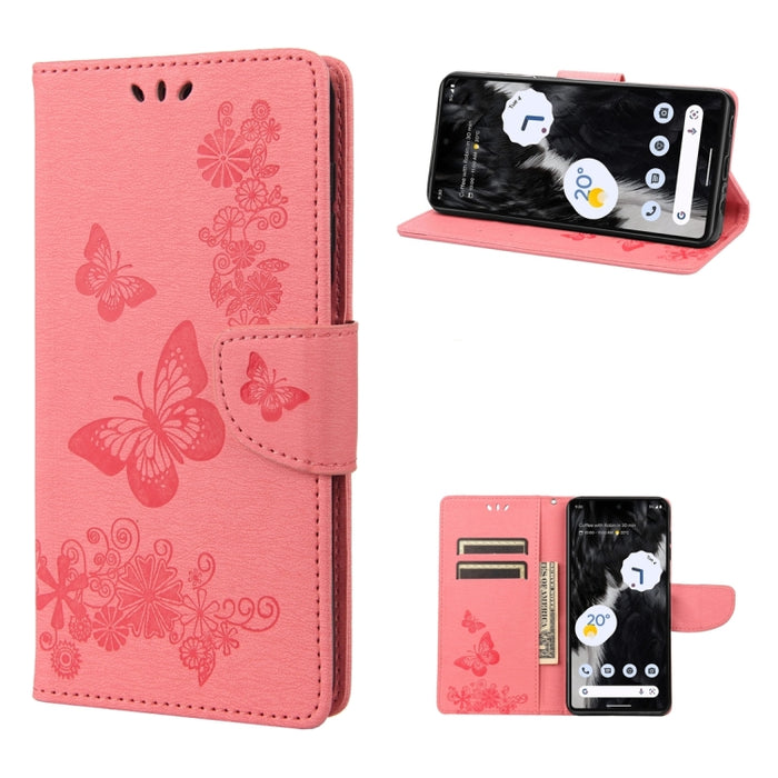 Estuche para teléfono de cuero con tapa horizontal en relieve de mariposa, For Samsung Galaxy A14 5G, For Xiaomi 12T / 12T Pro / Redmi K50 Ultra, For Google Pixel 7 5G, For Google Pixel 7 Pro 5G