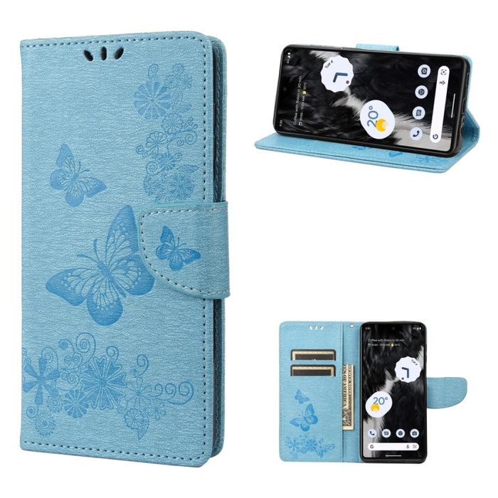 Estuche para teléfono de cuero con tapa horizontal en relieve de mariposa, For Samsung Galaxy A14 5G, For Xiaomi 12T / 12T Pro / Redmi K50 Ultra, For Google Pixel 7 5G, For Google Pixel 7 Pro 5G