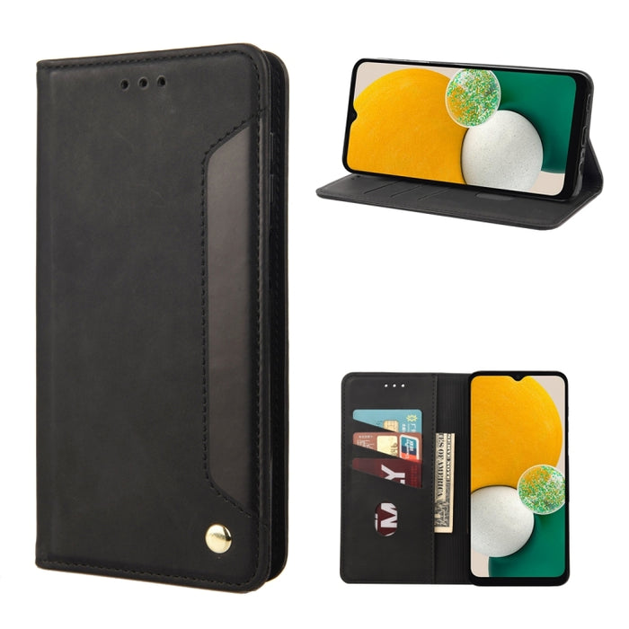Estuche para teléfono de cuero con empalme de sensación de piel, For Samsung Galaxy A14 5G, For Xiaomi 12T / 12T Pro / Redmi K50 Ultra, For Google Pixel 7 5G, For Google Pixel 7 Pro 5G