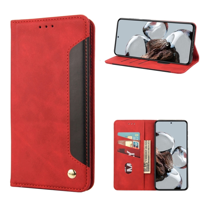 Estuche para teléfono de cuero con empalme de sensación de piel, For Samsung Galaxy A14 5G, For Xiaomi 12T / 12T Pro / Redmi K50 Ultra, For Google Pixel 7 5G, For Google Pixel 7 Pro 5G