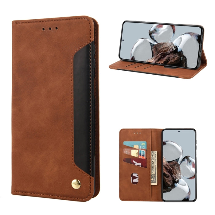 Estuche para teléfono de cuero con empalme de sensación de piel, For Samsung Galaxy A14 5G, For Xiaomi 12T / 12T Pro / Redmi K50 Ultra, For Google Pixel 7 5G, For Google Pixel 7 Pro 5G